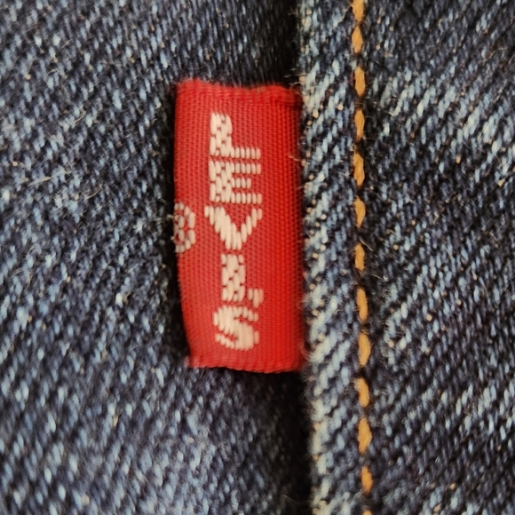 LEVI'S 510 30X32 Premium San Francisco Capital E Straight Leg Blue Jeans - Picture 7 of 13